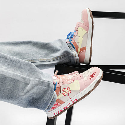 Nyckfull Patchwork-sneaker