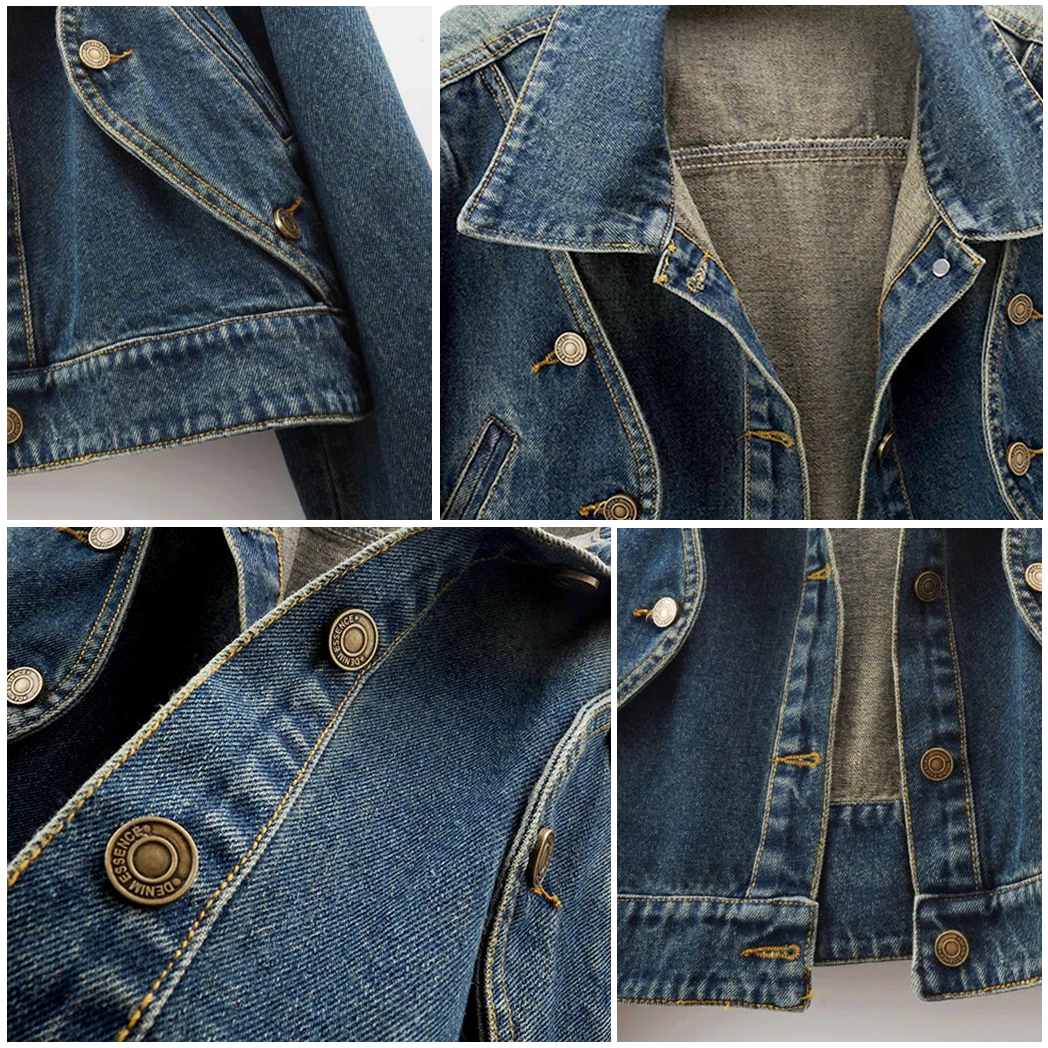 VALKYRIÉ VINTAGE DENIMJACKA AV LILIAN-THOURAM™