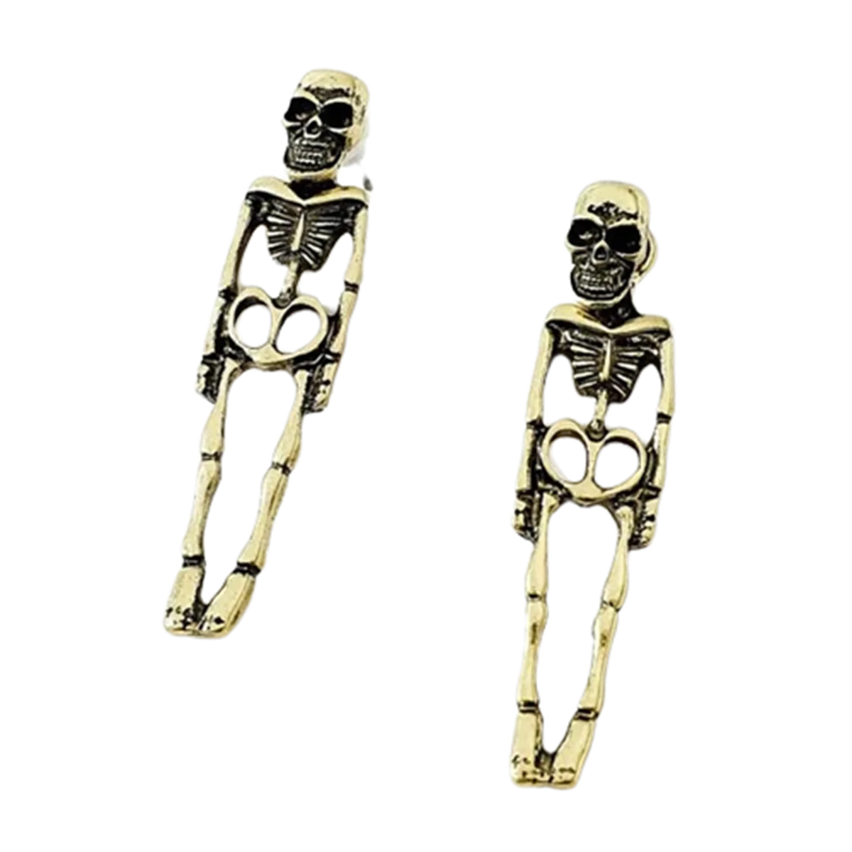 Vintage Skeleton Dangle Örhängen