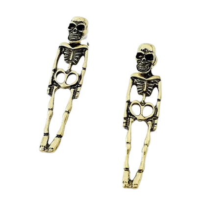 Vintage Skeleton Dangle Örhängen