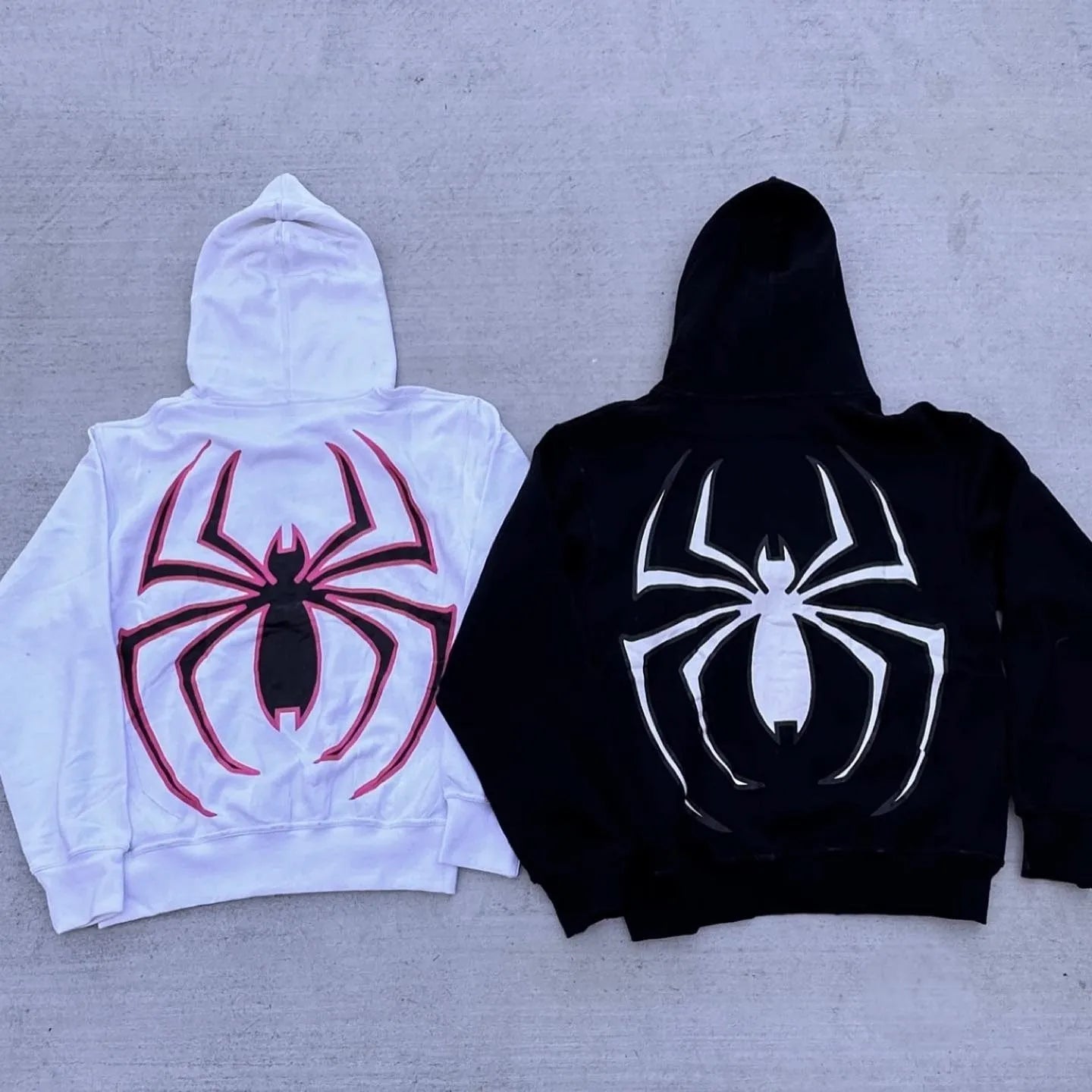 Spider Design Zip-Up Jacka