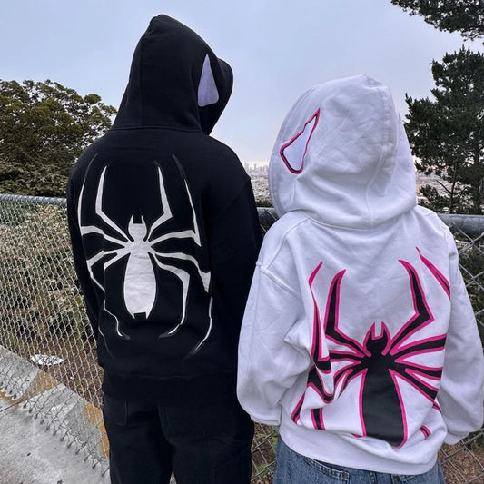 Spider Design Zip-Up Jacka