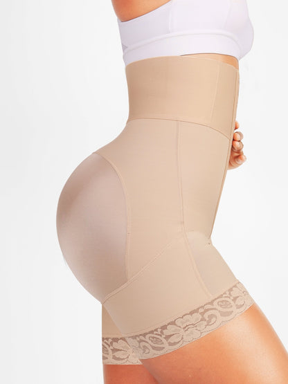 Valentina 2.0 - Body shaper med hög midja för bantning med 3 rader krokar och ben